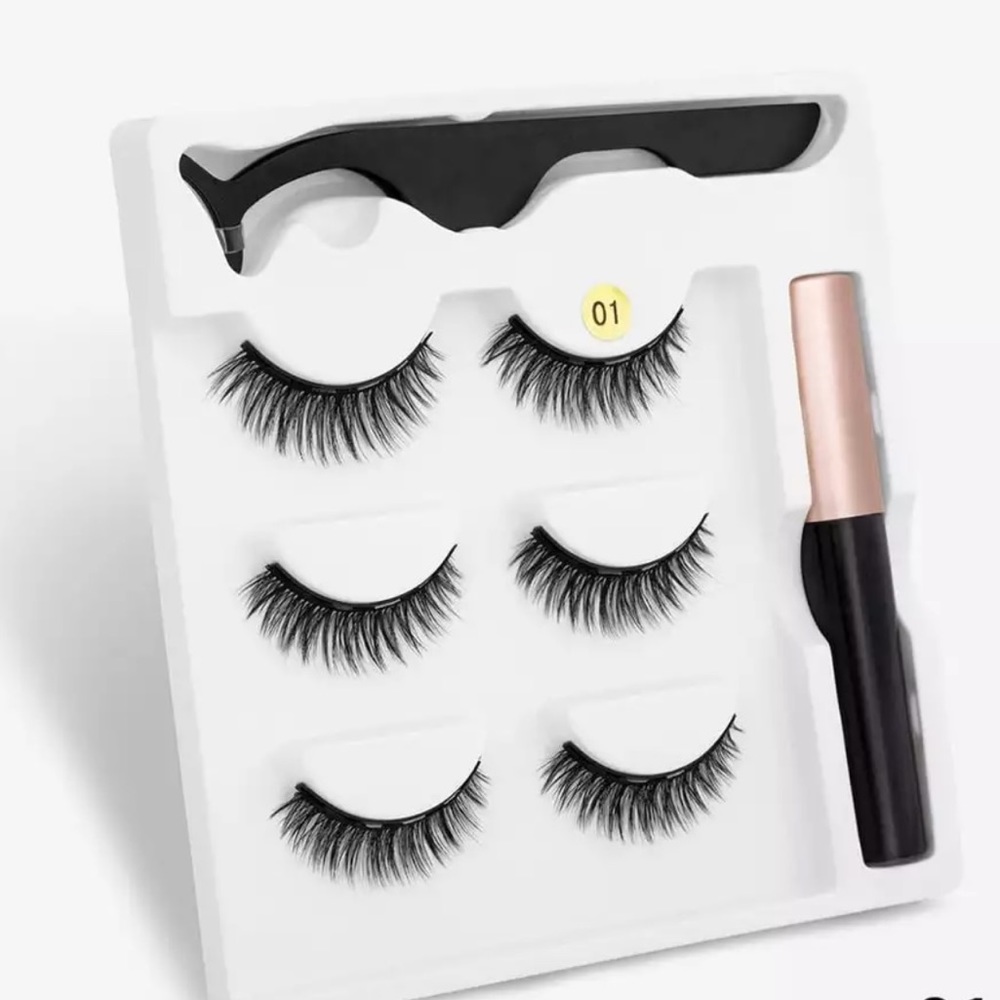 3D mink magnetic eyelashes